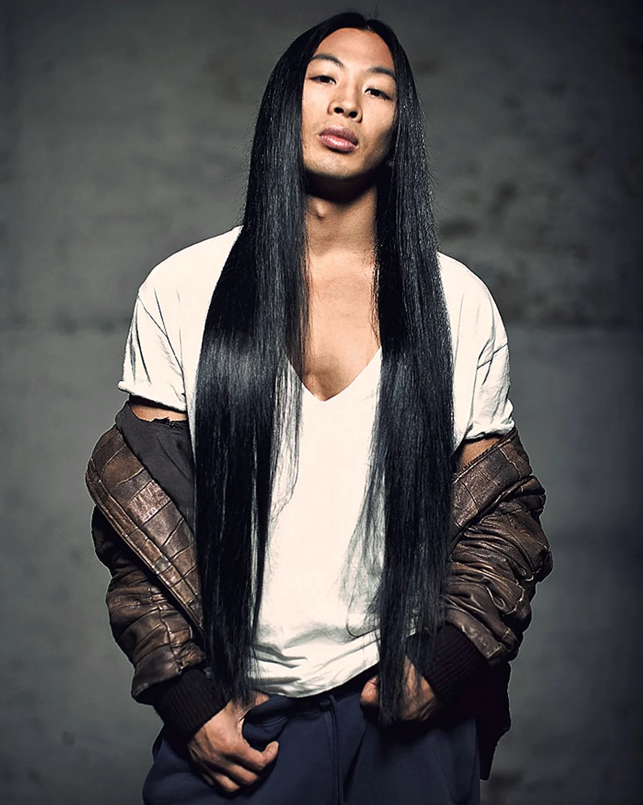Азиаты с длинными волосами