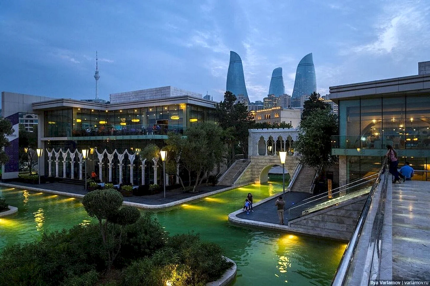 Баку красивые места