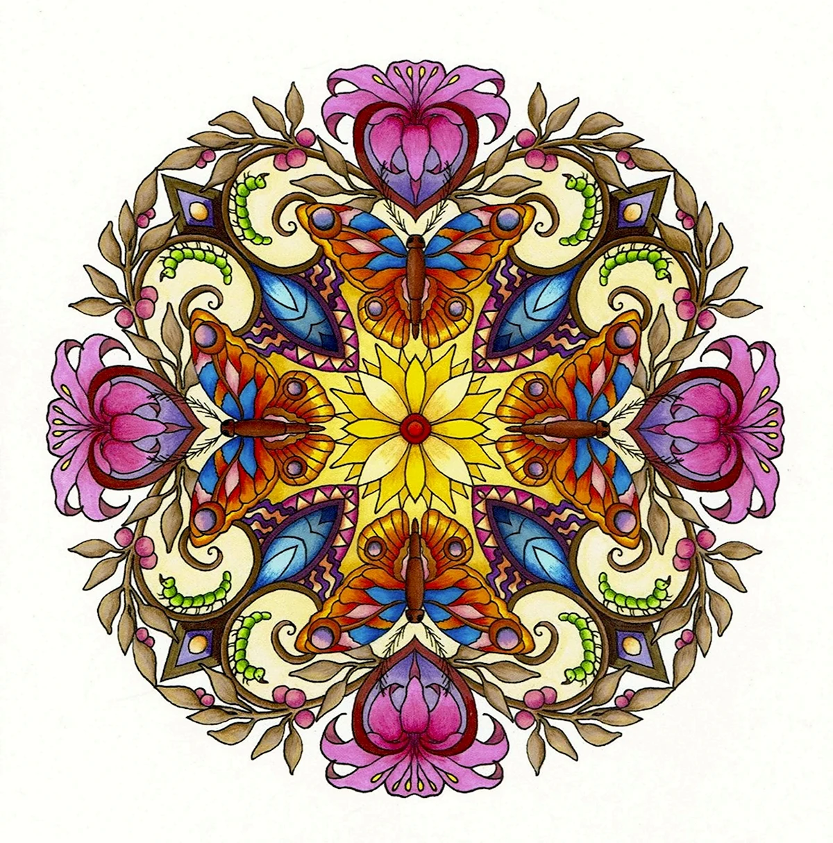 Mandala Flower Мандала цветы