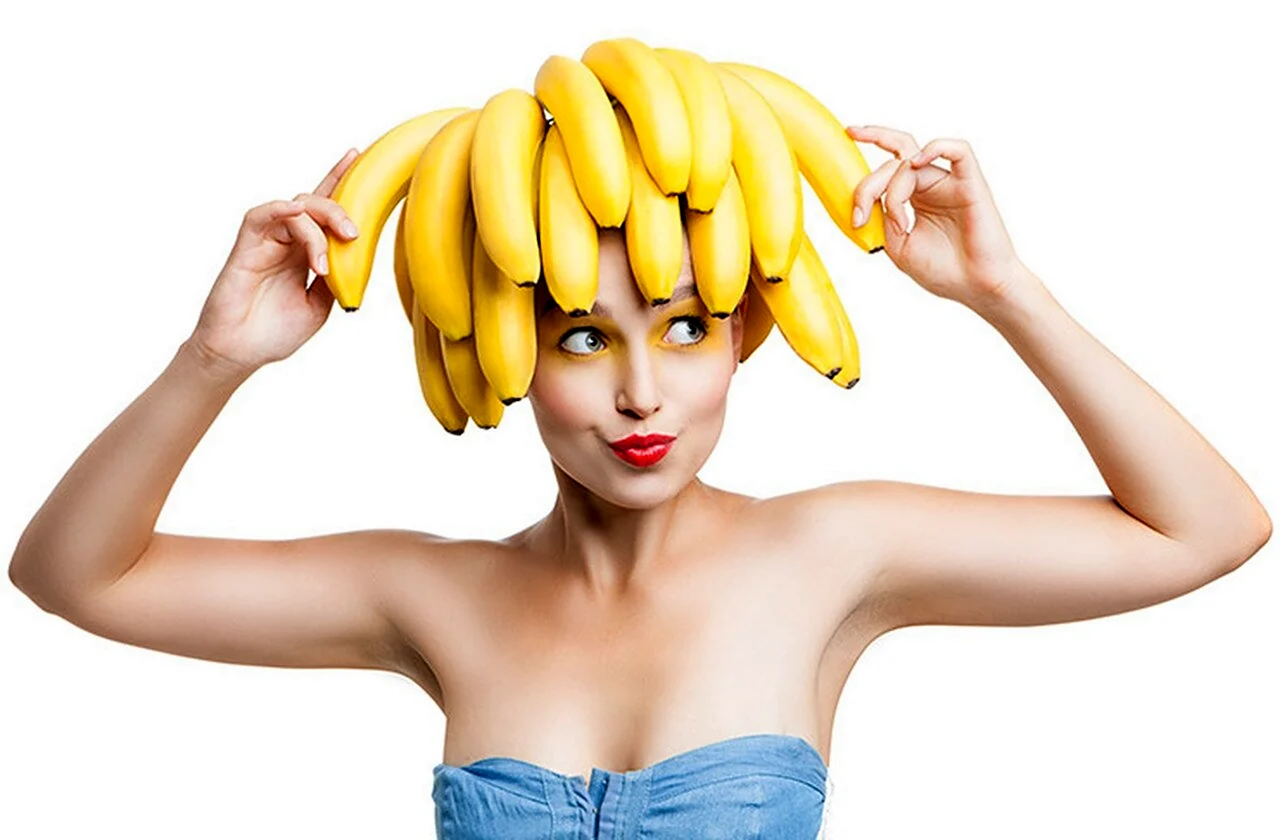 Прическа банан