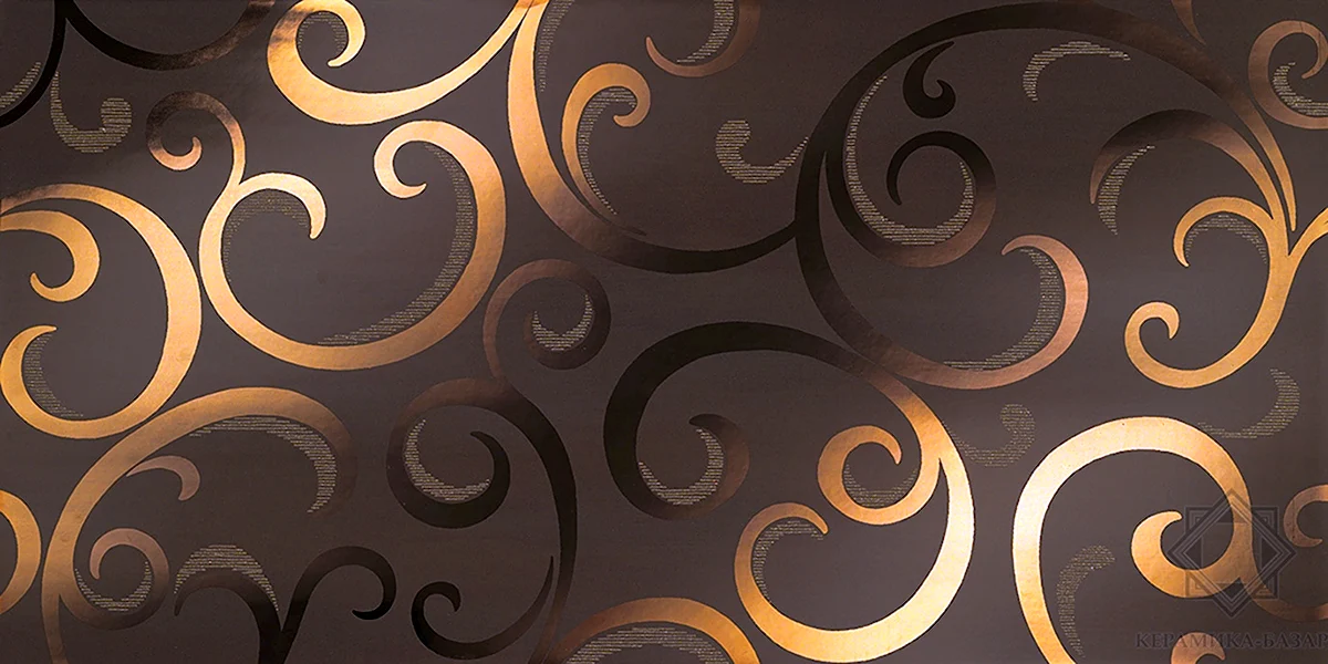 Moka Gold Damask Mark