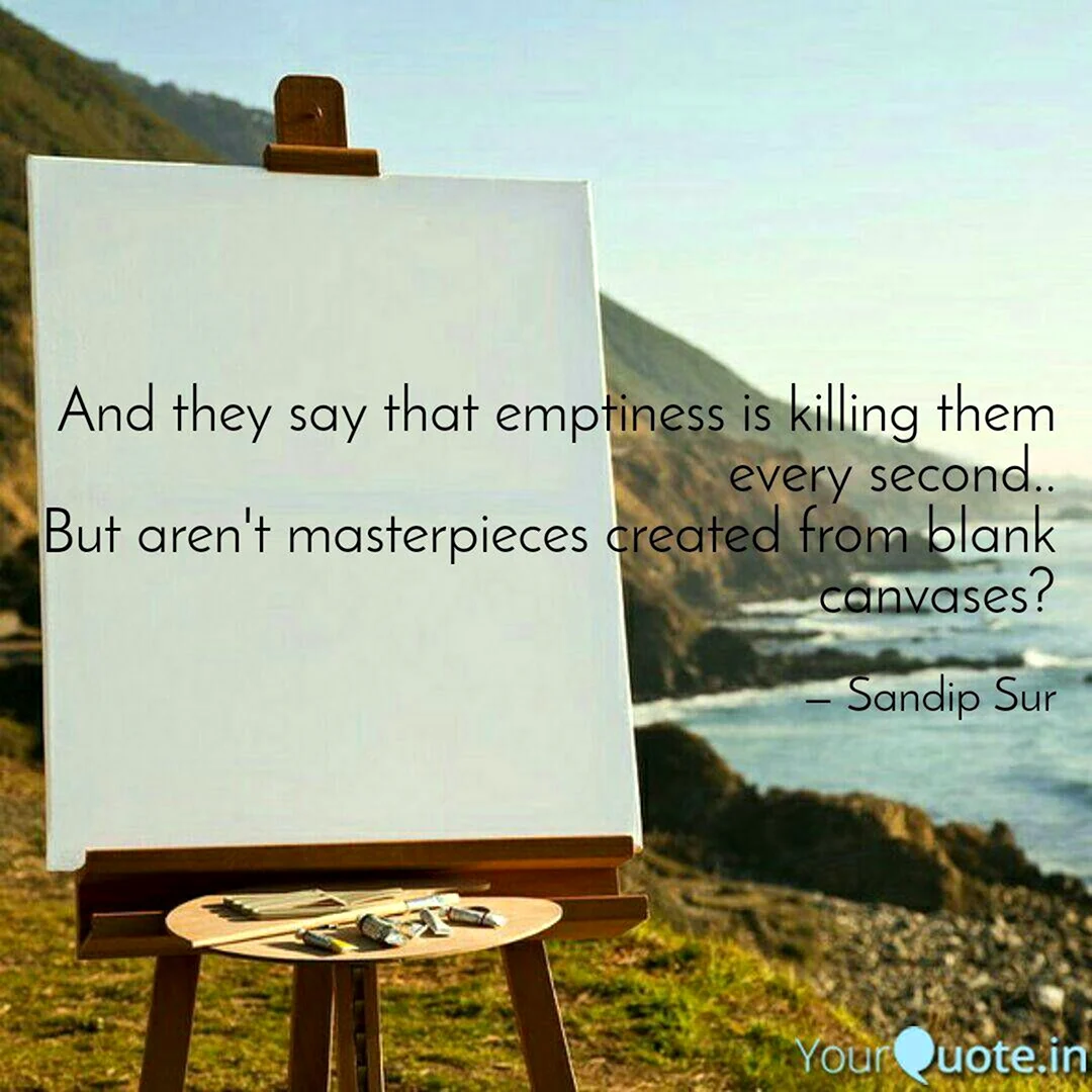 Мольберт с холстом