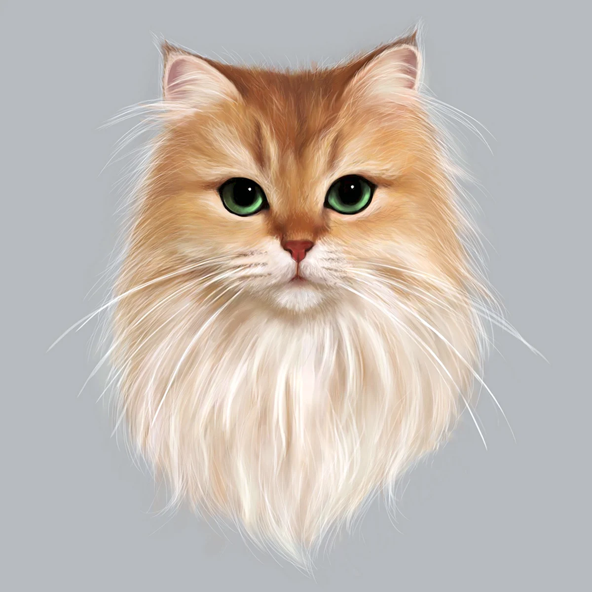 Морда кошки арт