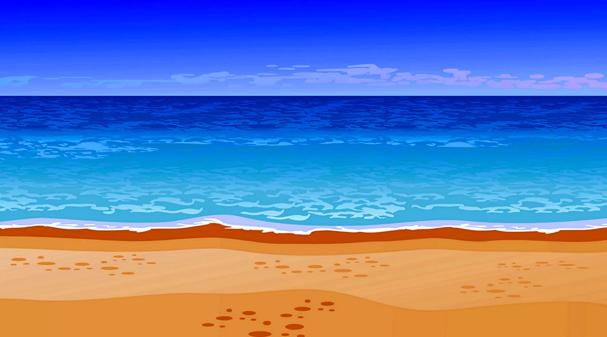 Море мультяшное