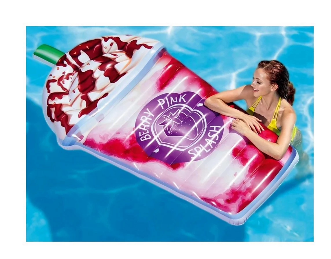 Надувной матрас 58777eu Berry Pink Splash Float Intex 198х107см