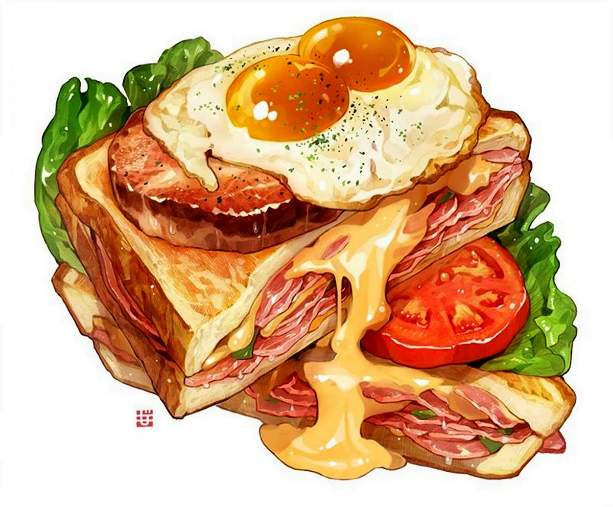 Нарисованная еда