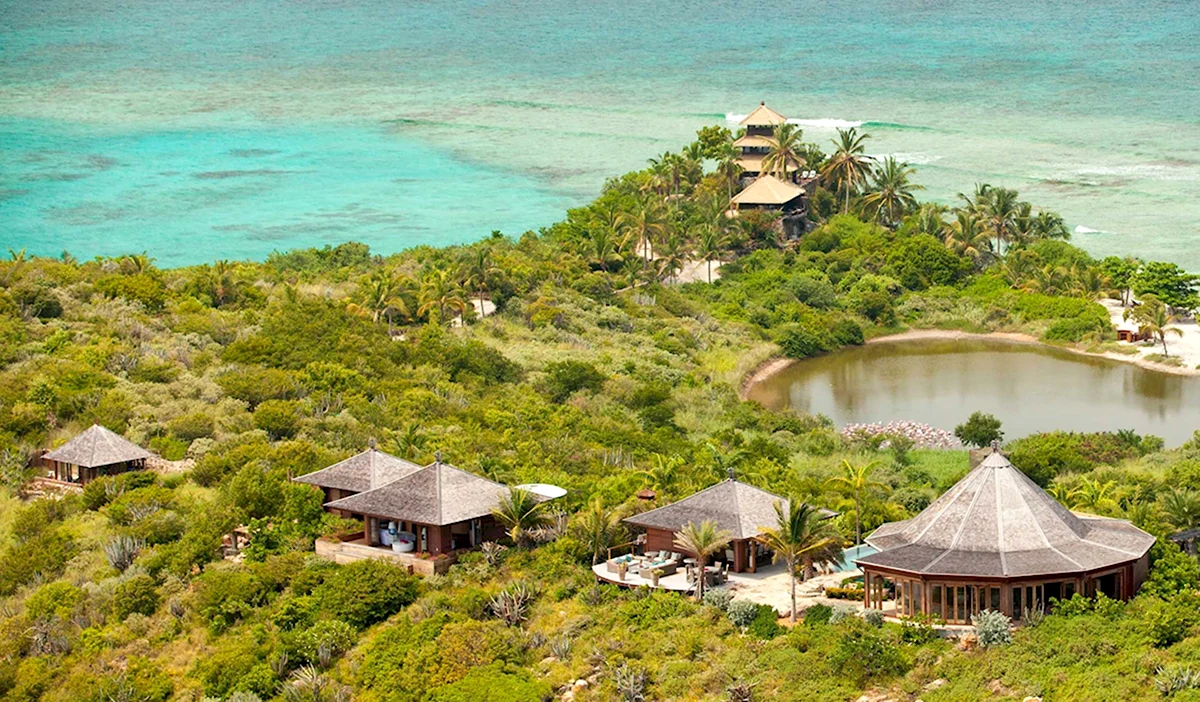 Necker Island остров Неккер Вирги́нские острова́