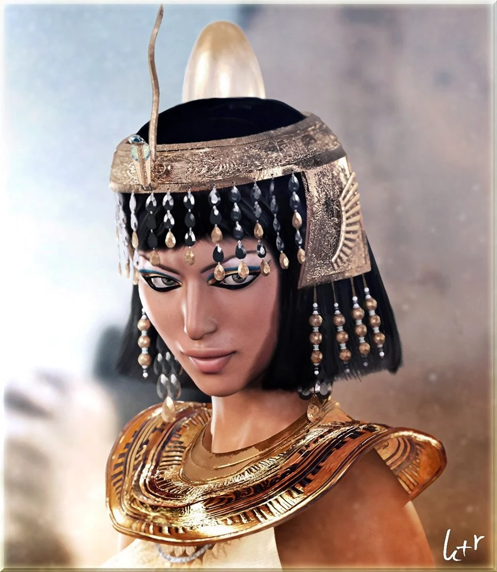 Нефертити прическа