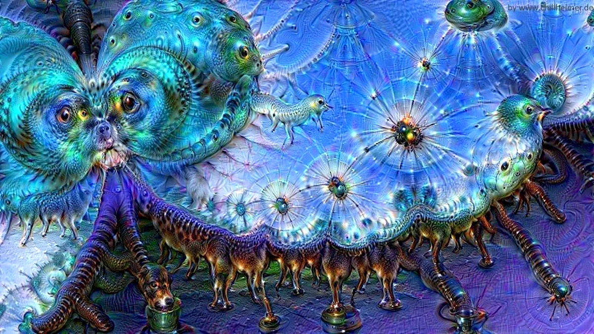 Как попросить нейросеть нарисовать. Нейросеть Deep Dream. Нейросети лсд. Лорен Карпентер Фракталы. Мистерио нейросеть.