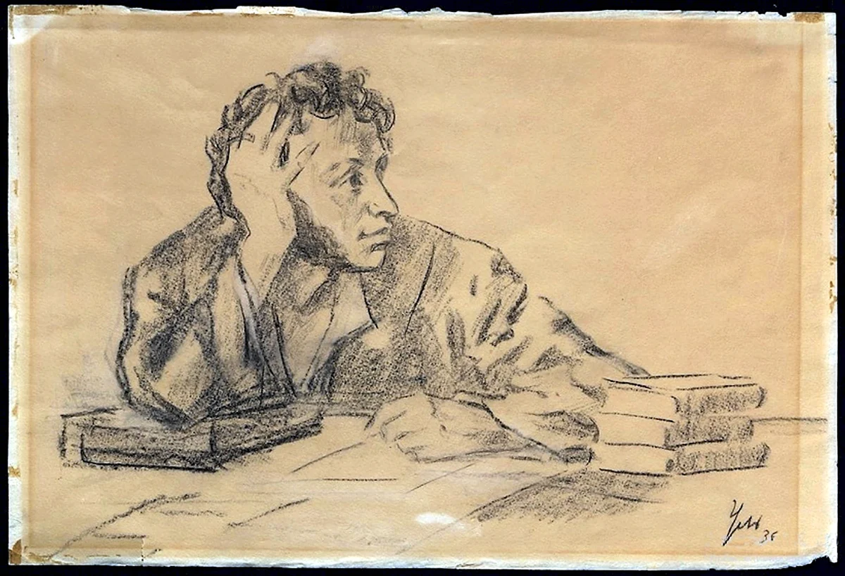 Николай Ульянов художник Пушкин