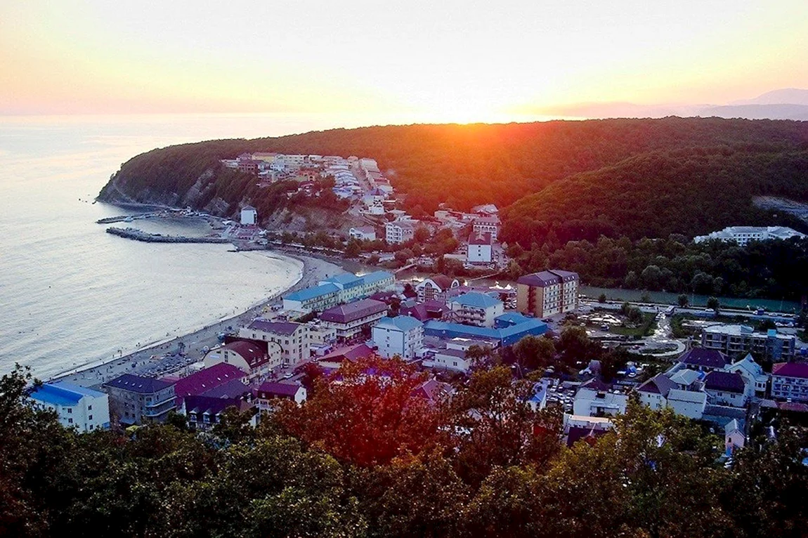 Туапсе черное море краснодарский край. Туапсе поселок Новомихайловский.