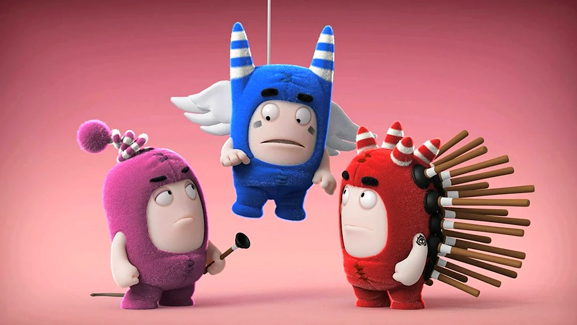 Чудики богат. Чудики Oddbods. Оддбодики слик.