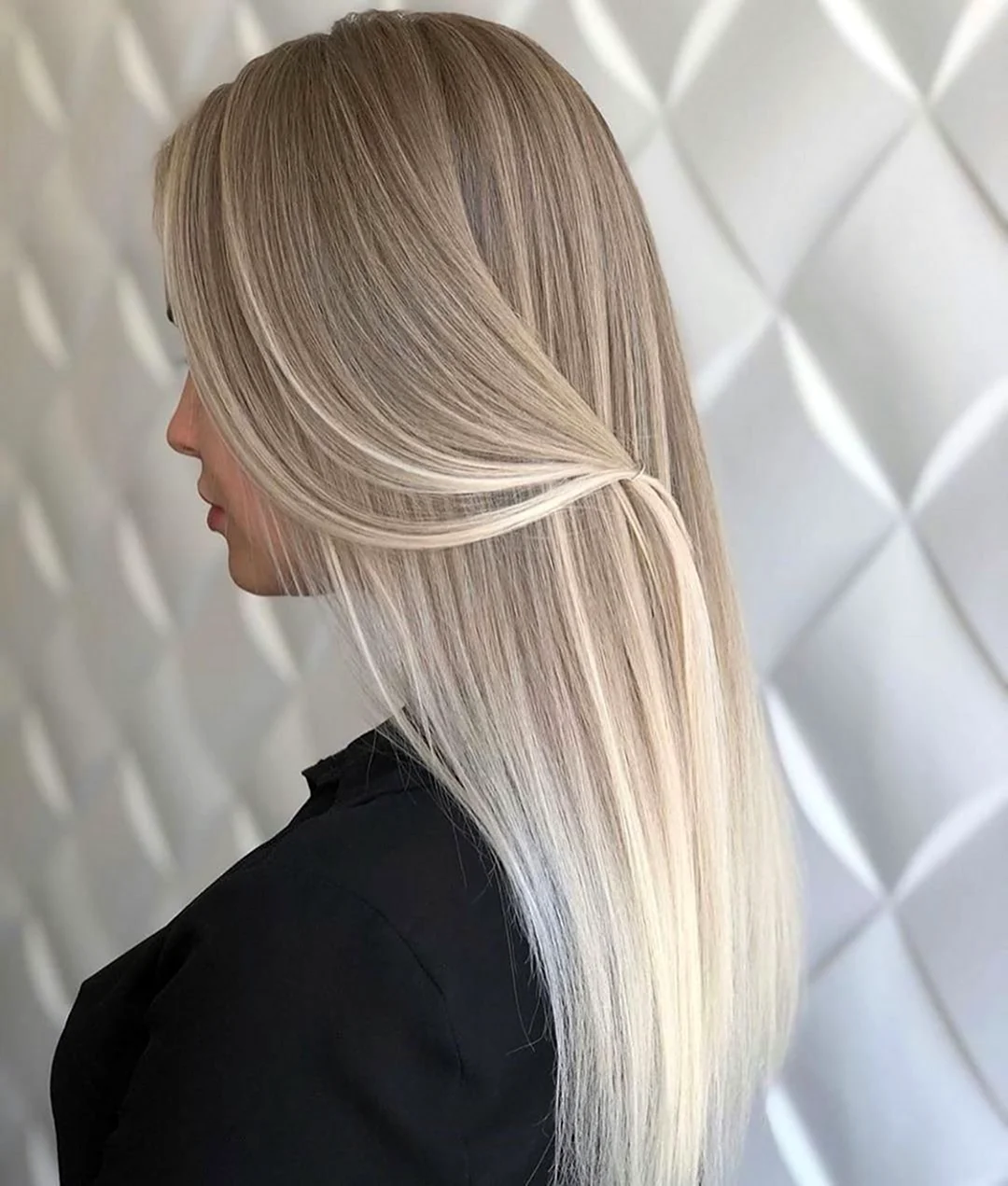 Рельефное окрашивание волос для блондинок