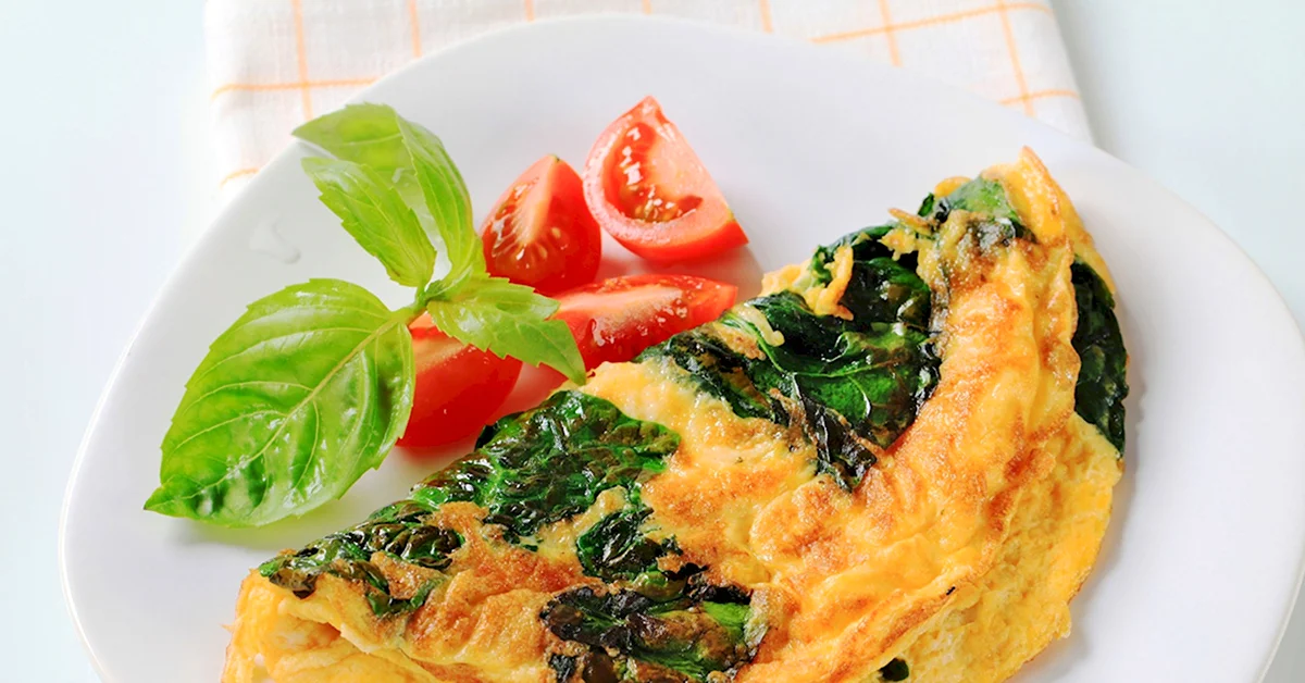 Омлет фаршированный овощами