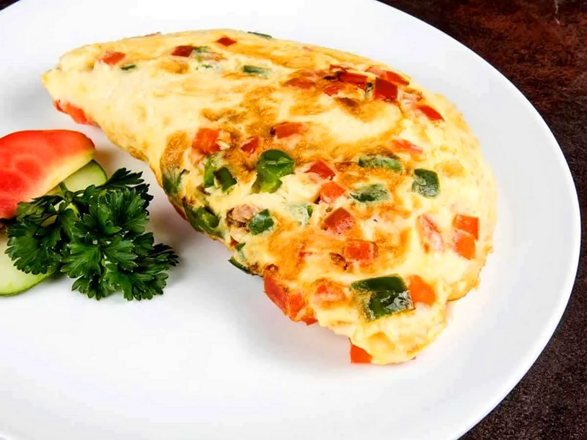 Омлет с овощами