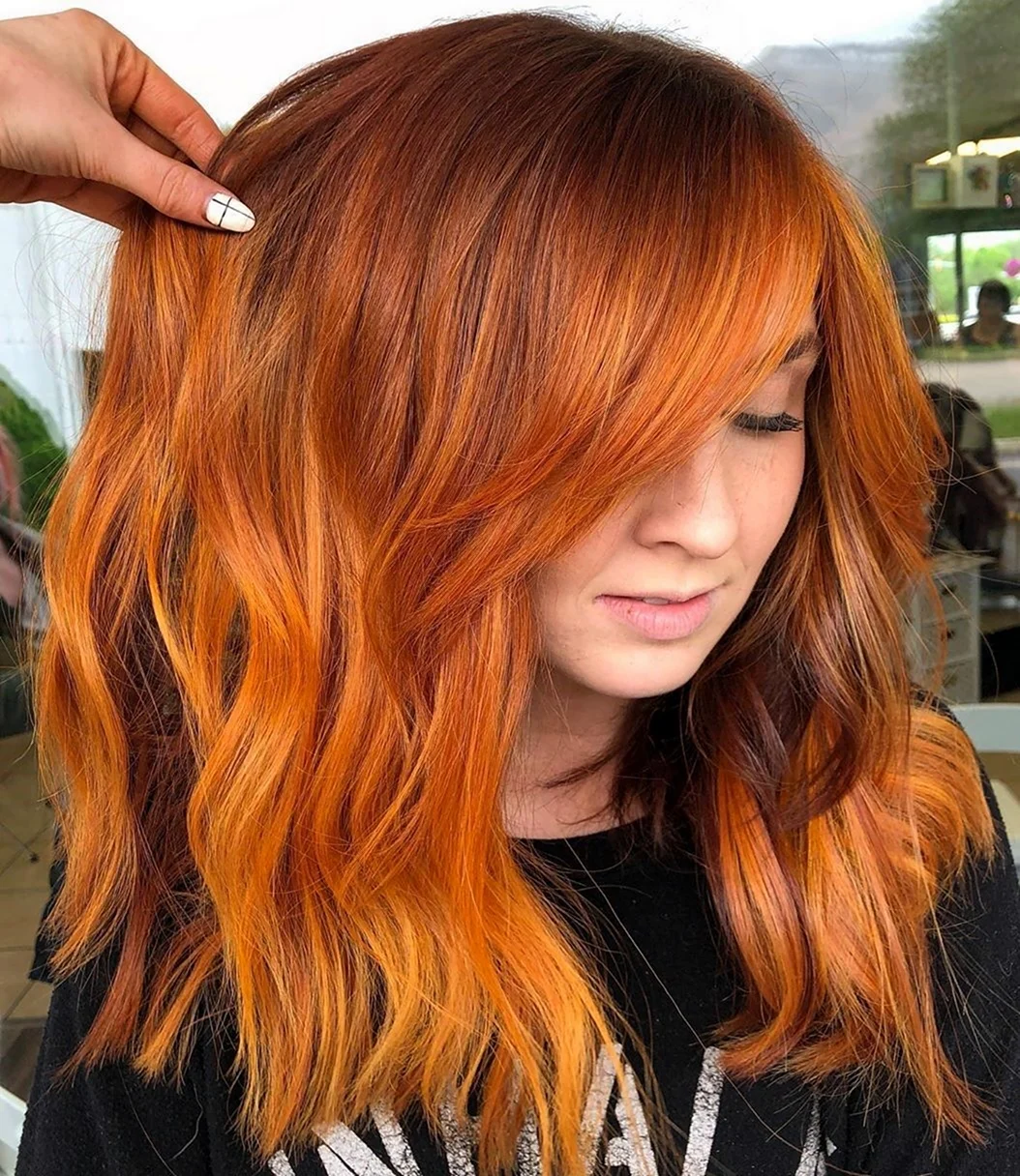Orange hair