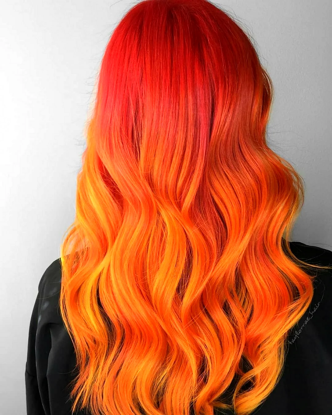 Апельсиновый цвет волос