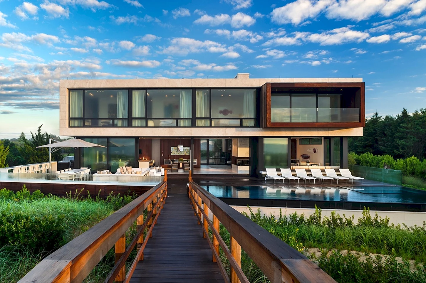 Особняк Daniels Lane Residence в Нью-Йорке