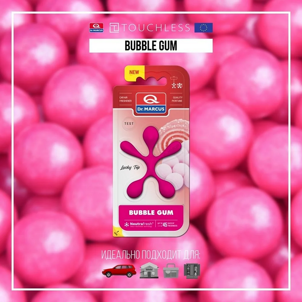 Освежитель Dr.Marcus Lucky Top Bubble Gum