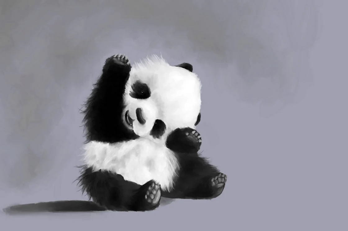 Панда обои милые
