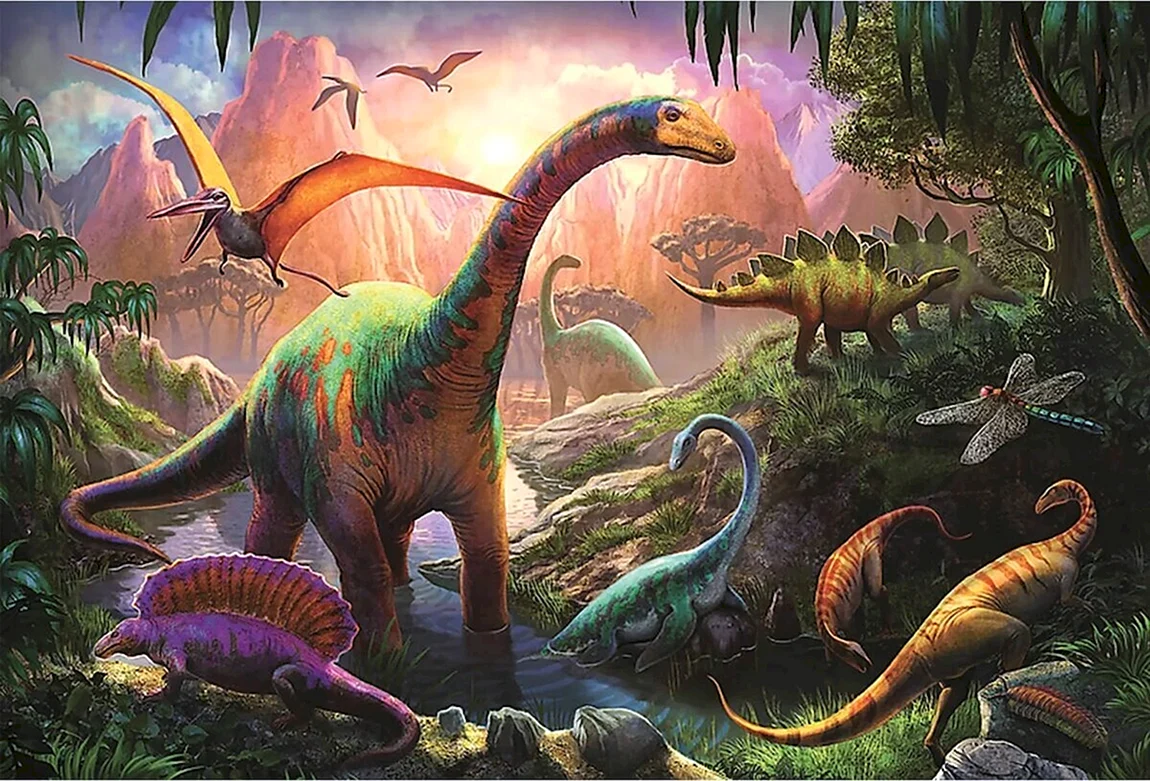 Динозаврик красивый