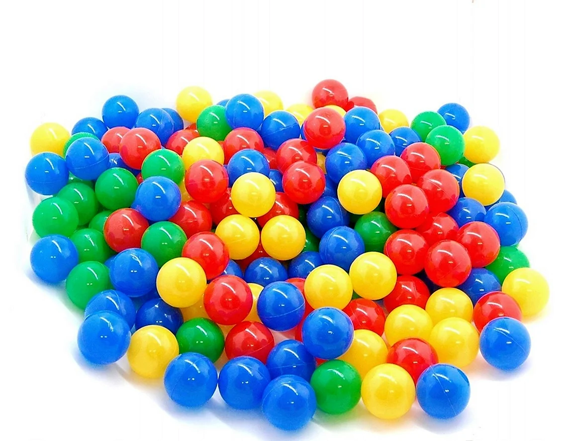 Разноцветные шарики для сухого бассейна
