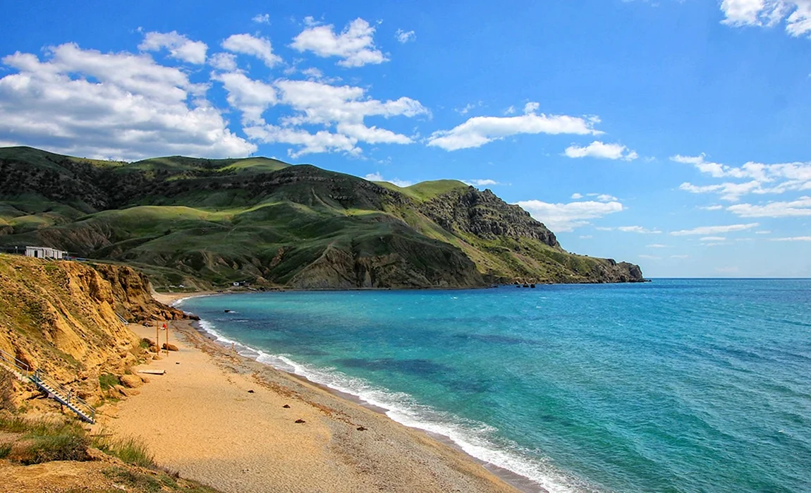 Пляж Меганом в Крыму