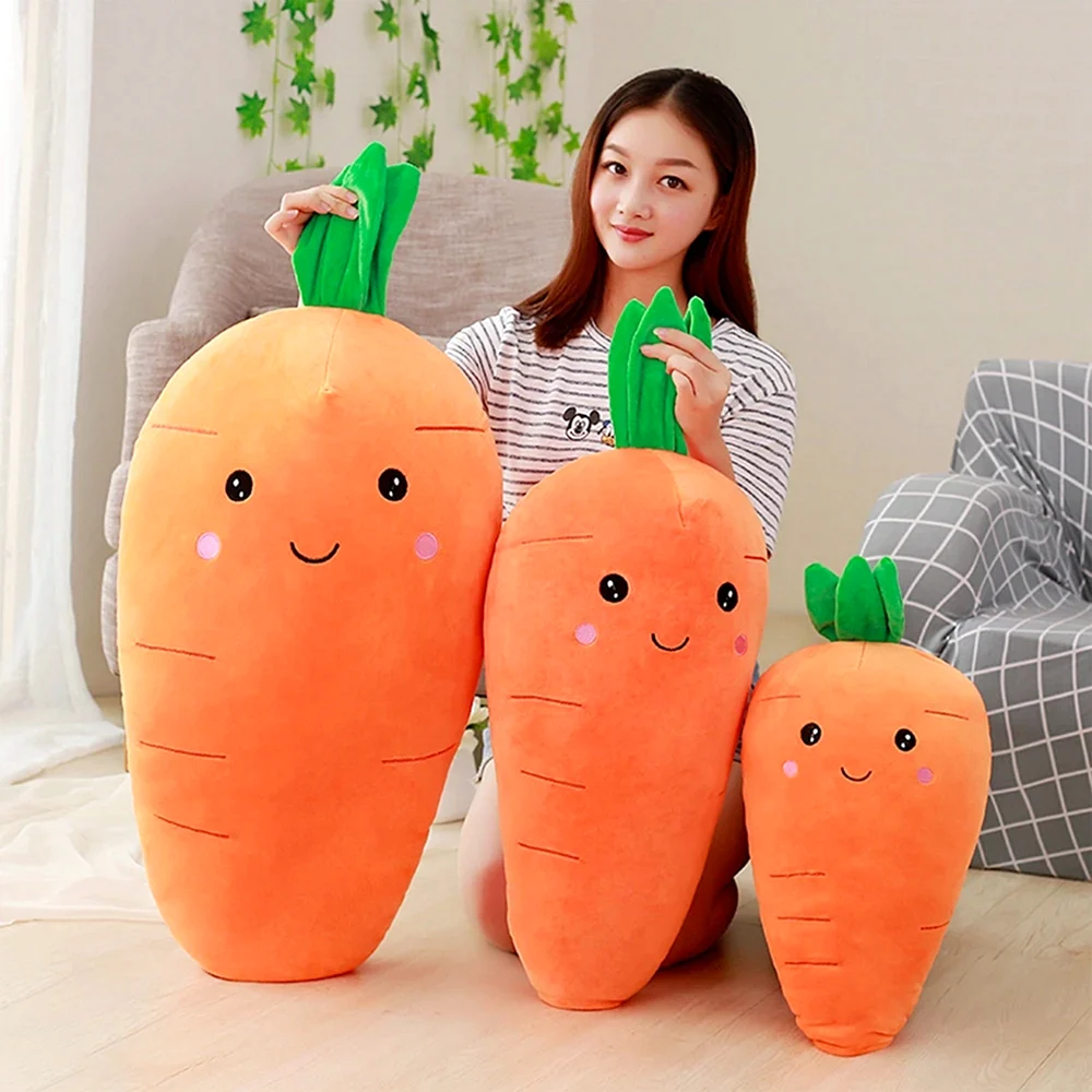 Плюшевая морковка икеа