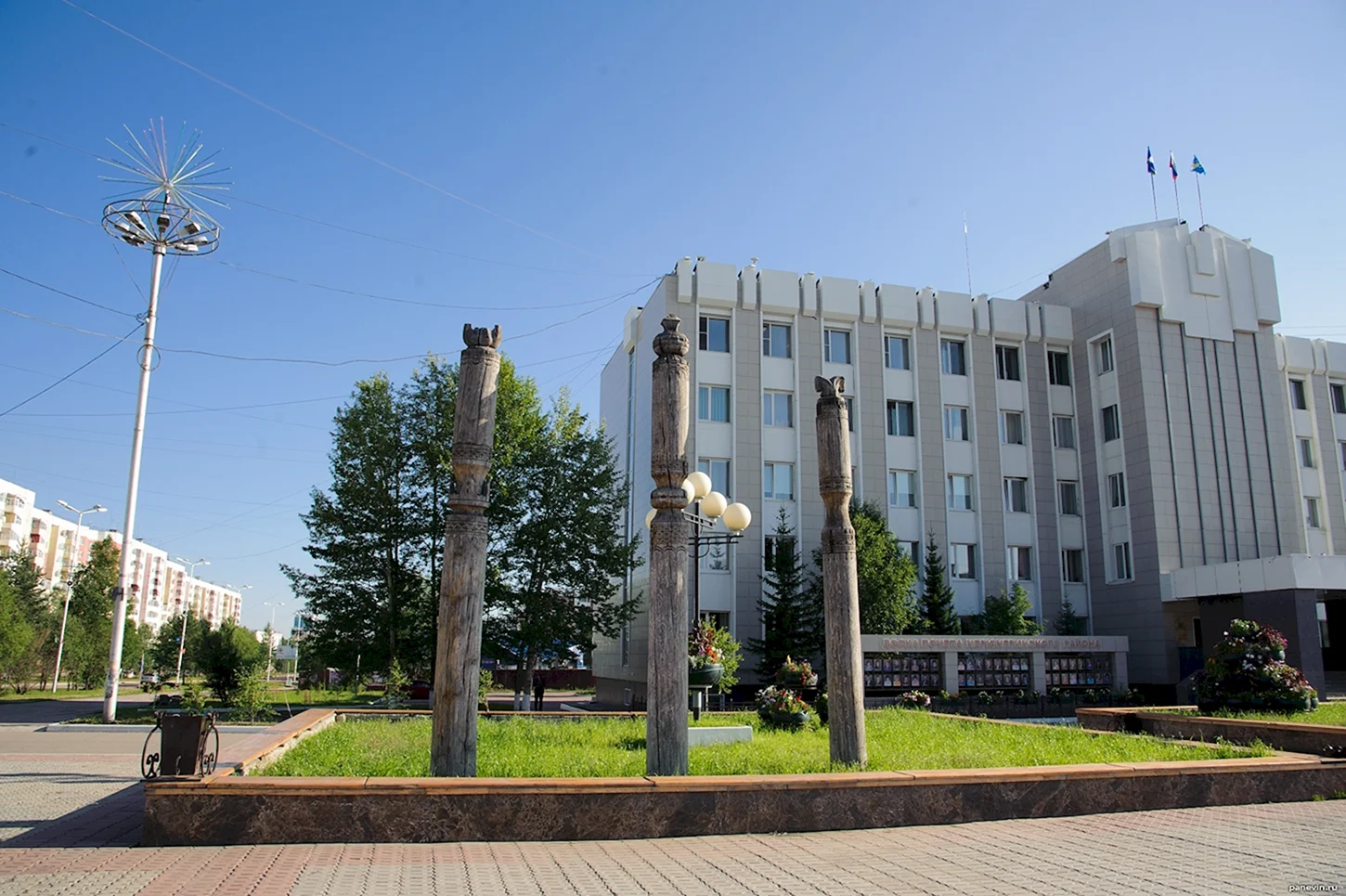Площадь Ленина Нерюнгри