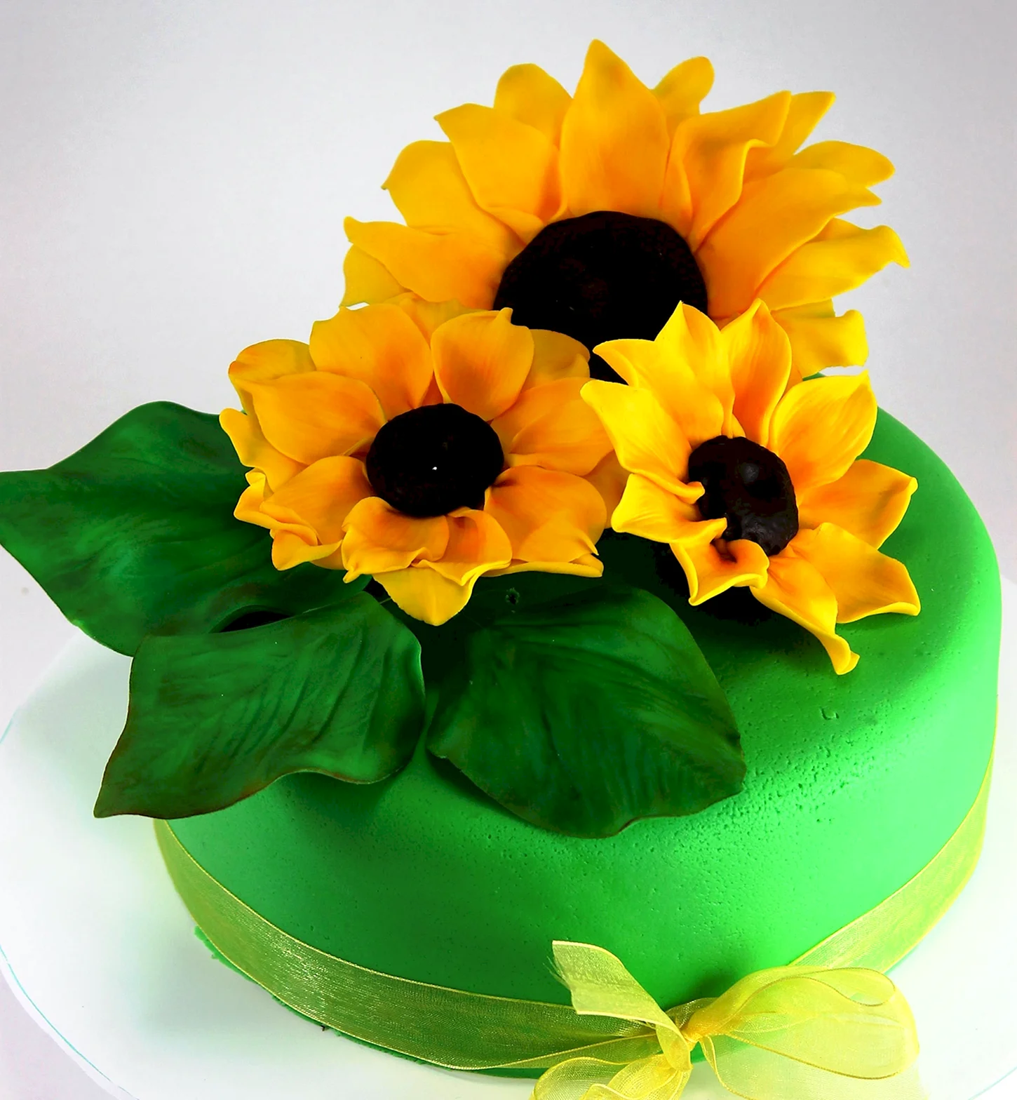 Gumpaste Sunflower Tutorial.Подсолнух из мастики. Sugar Flowers. Fondant Flowers.