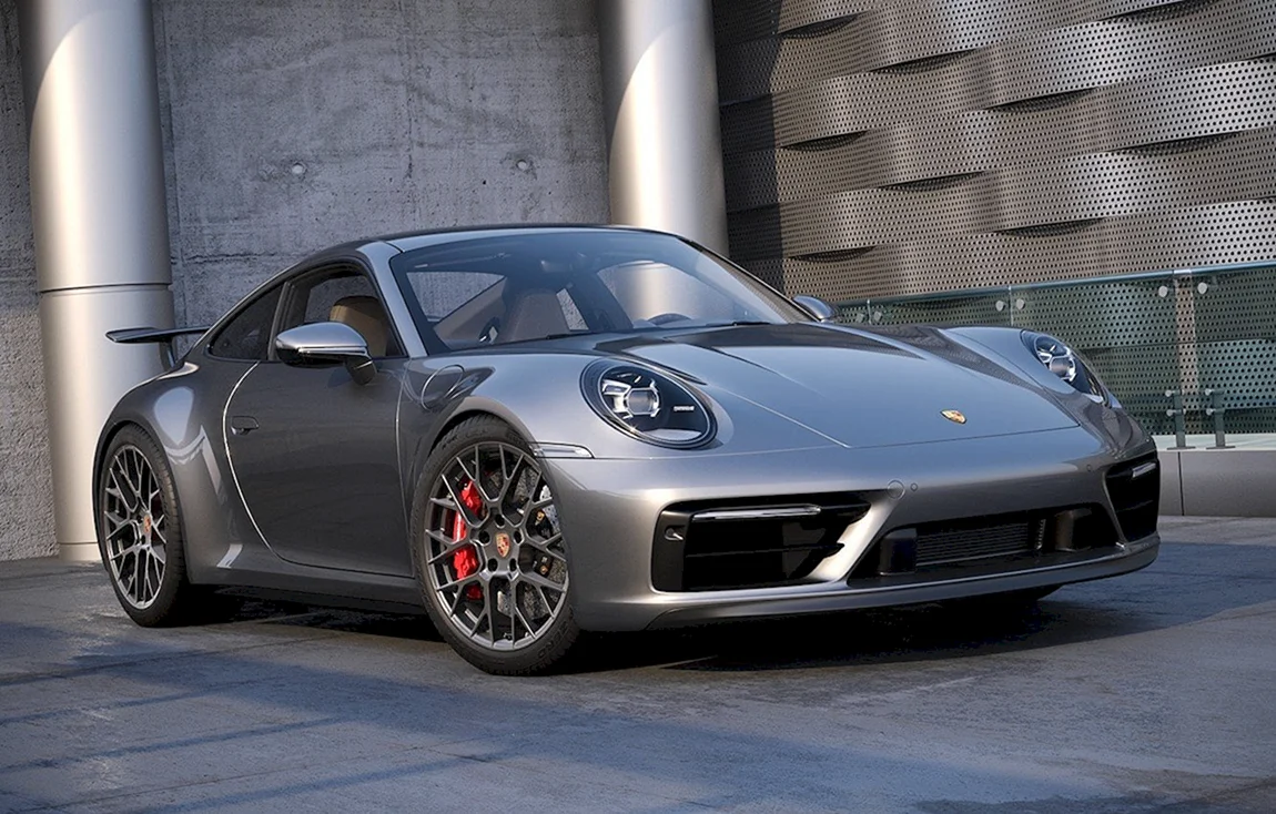 Porsche 911 Carrera серый