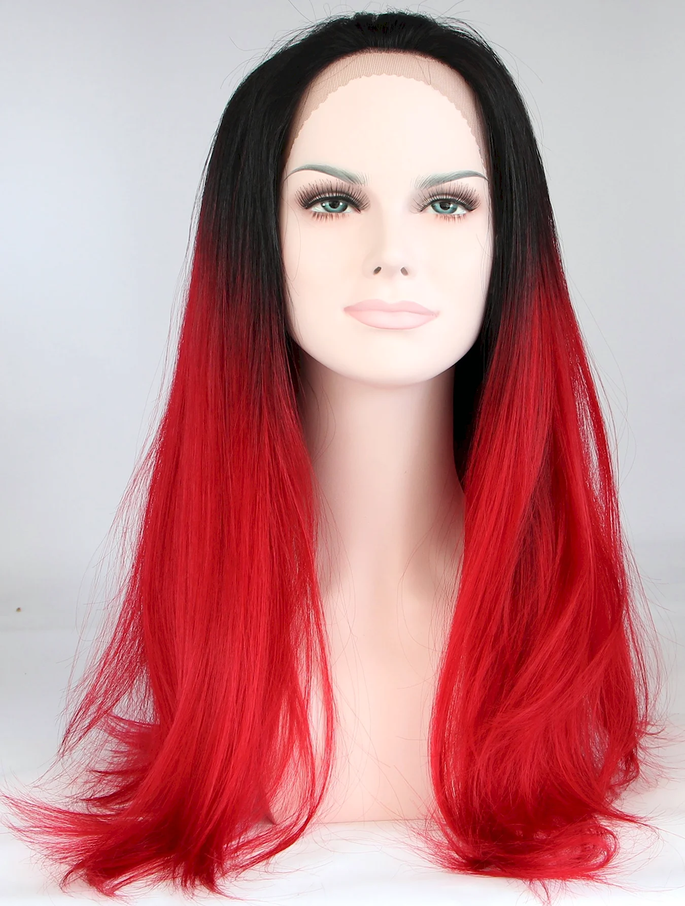 Red hair Ombre Wig long