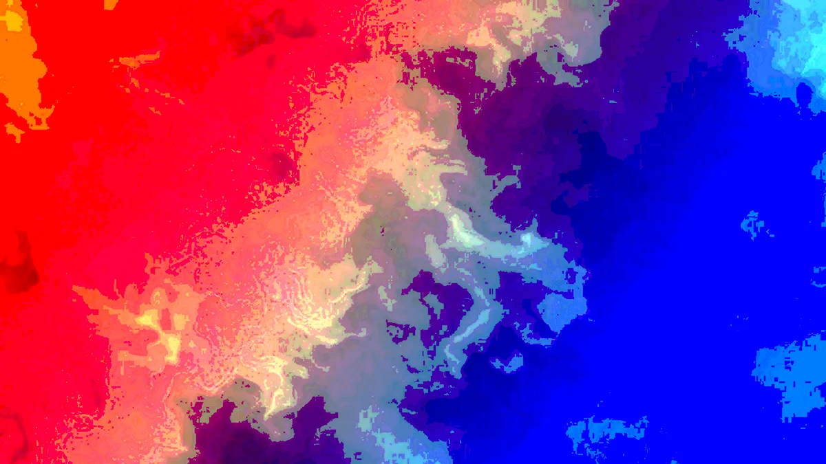 Red off Blue обои