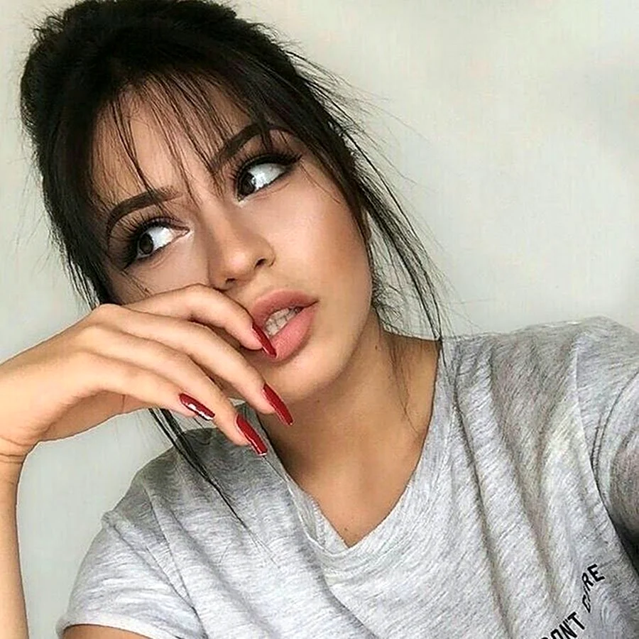 Редкая челка