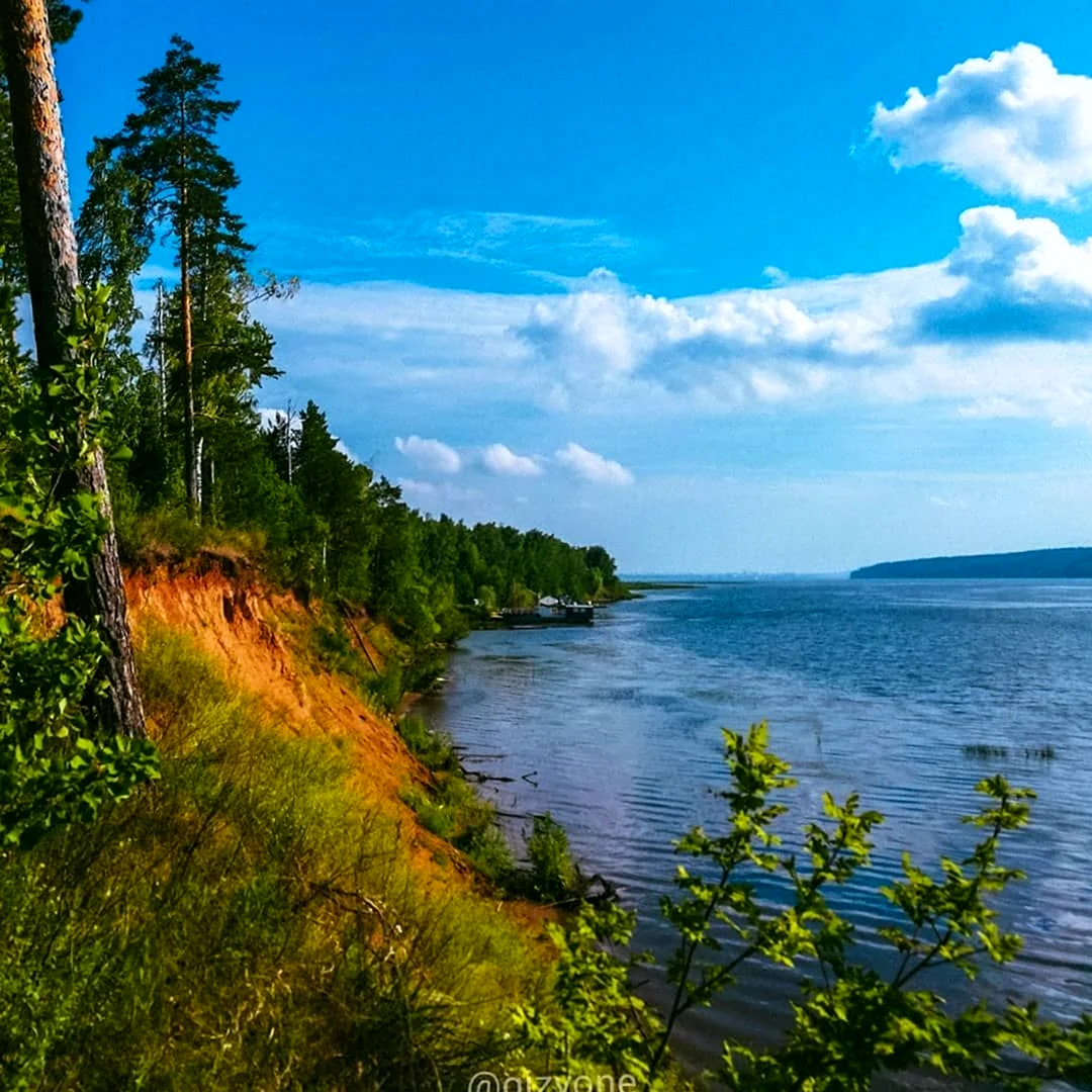 Река Кама в Татарстане