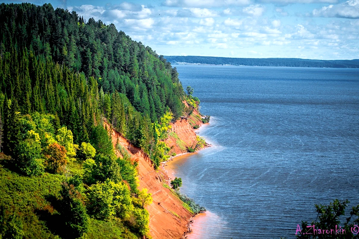 Река Кама Воткинское водохранилище