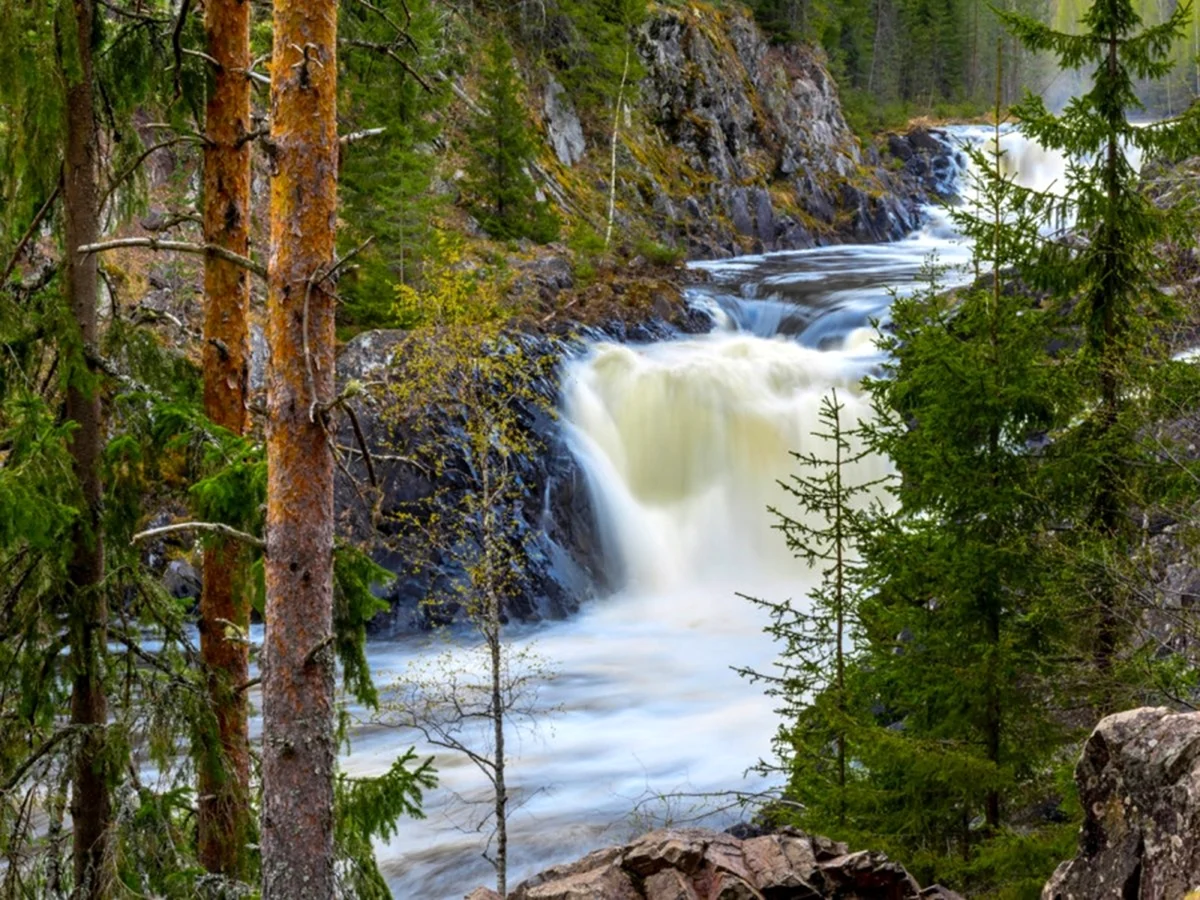 Водопад кивач (28 фото)