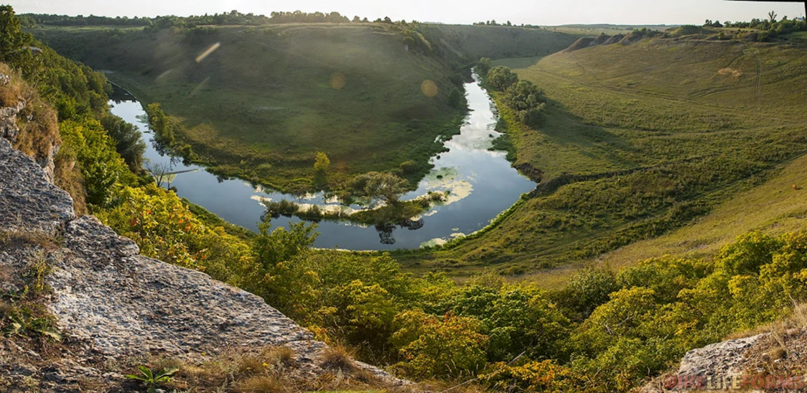 Река красивая меча Тульская сплав