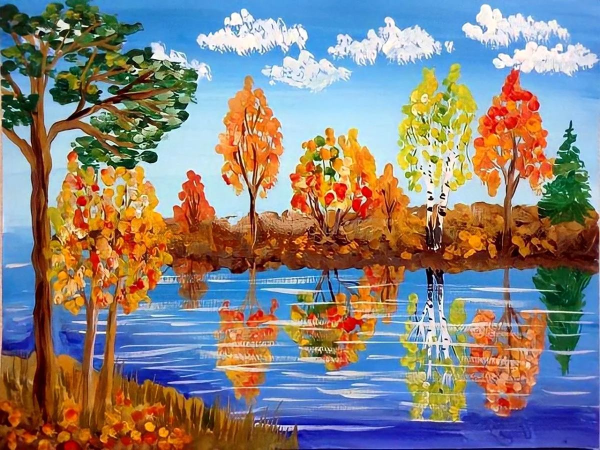 Рисование осень
