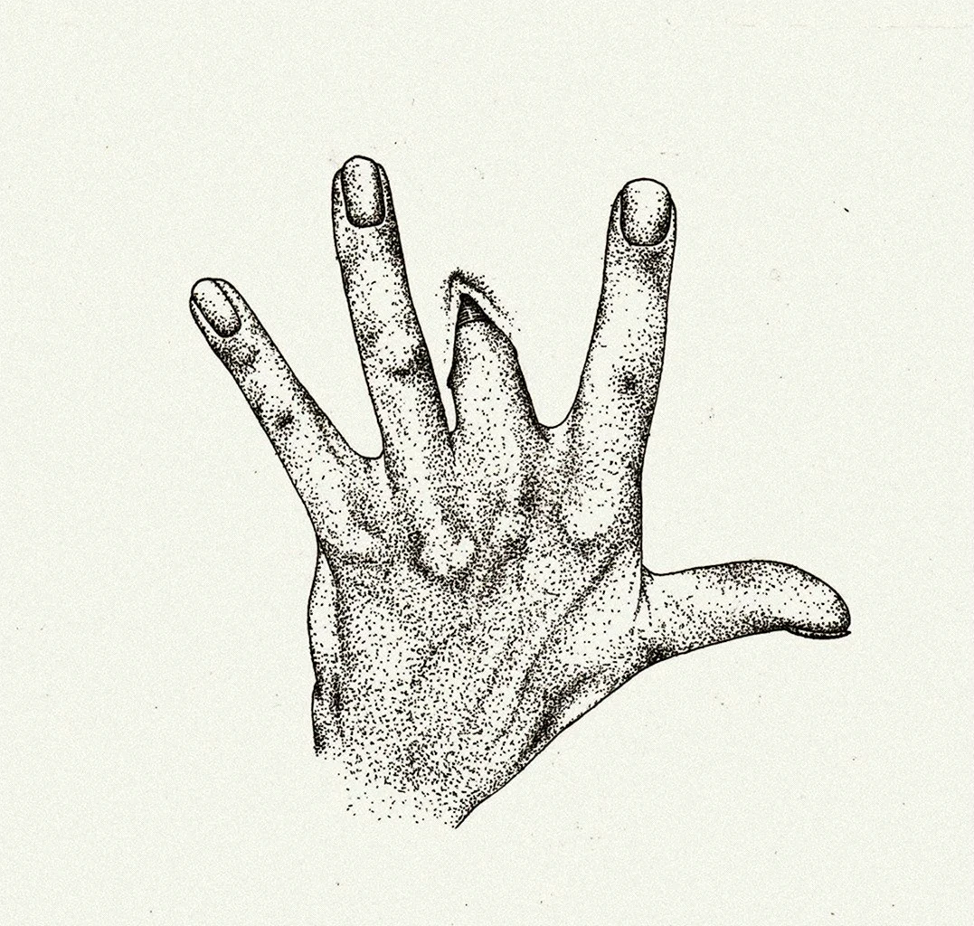 Рисунки чёрной ручкой