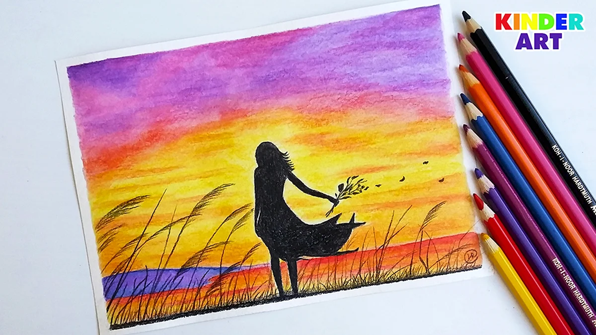 Рисунки для срисовки красками