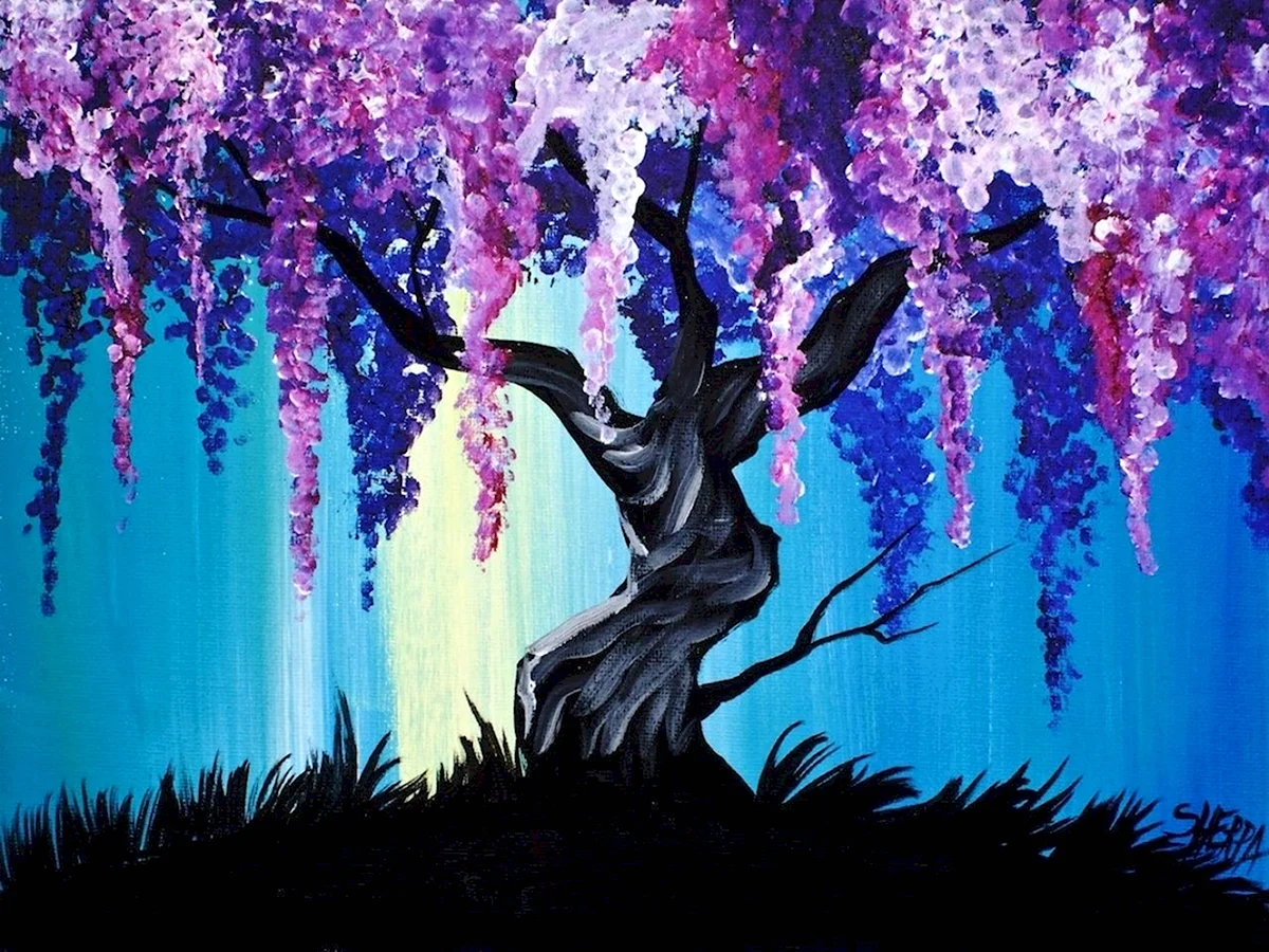 Рисунки красками