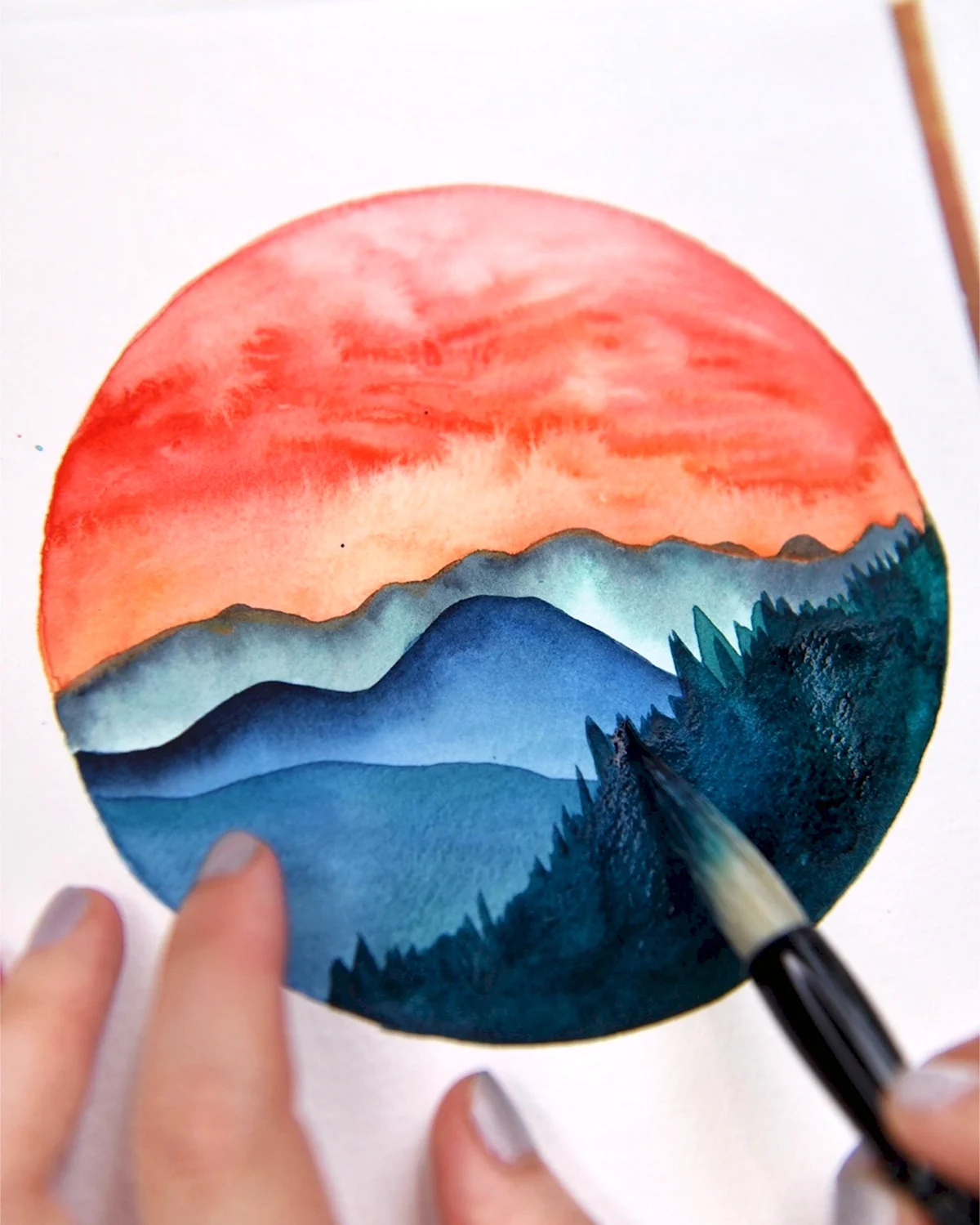 Рисунки красками
