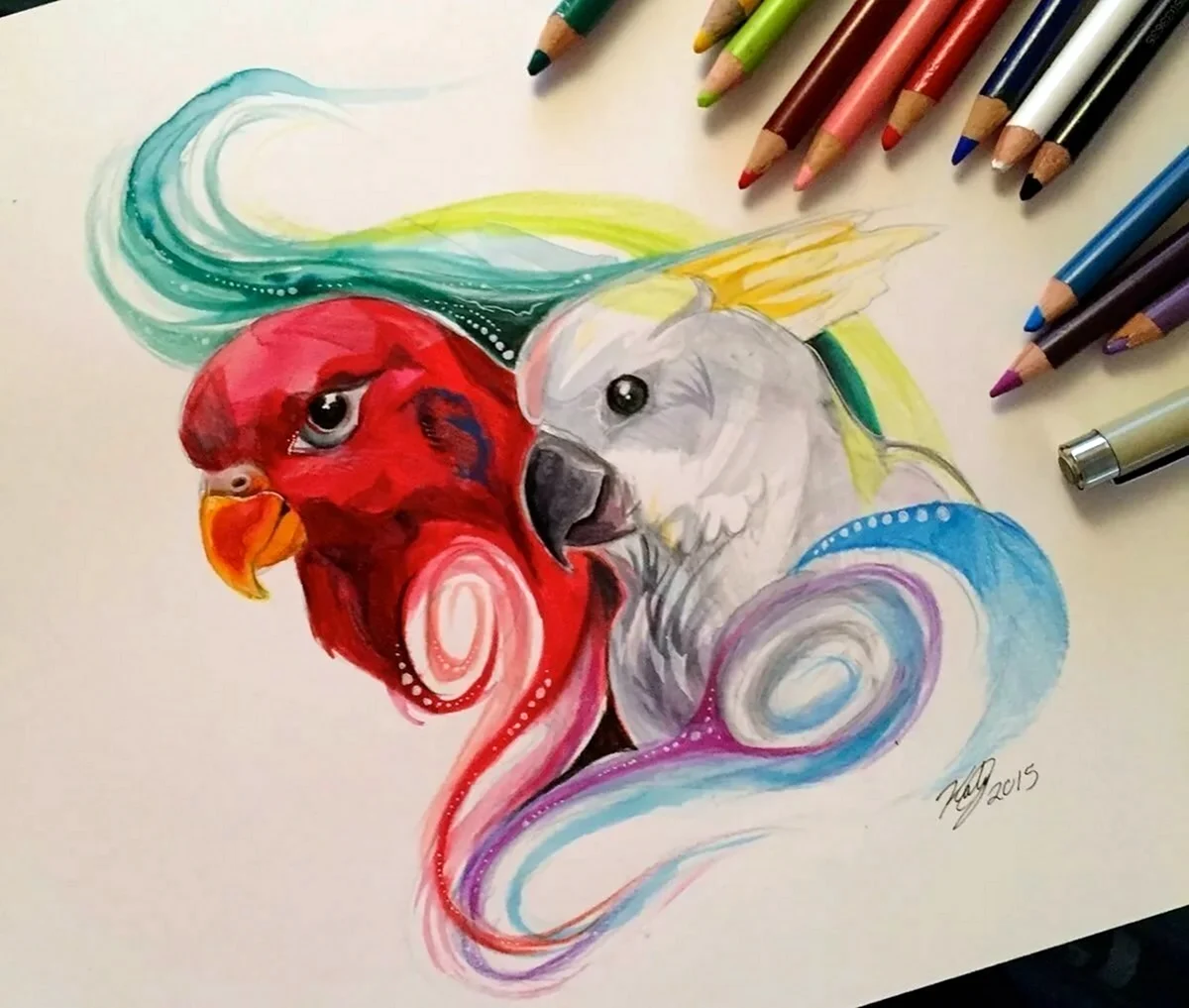 Рисунки цветные