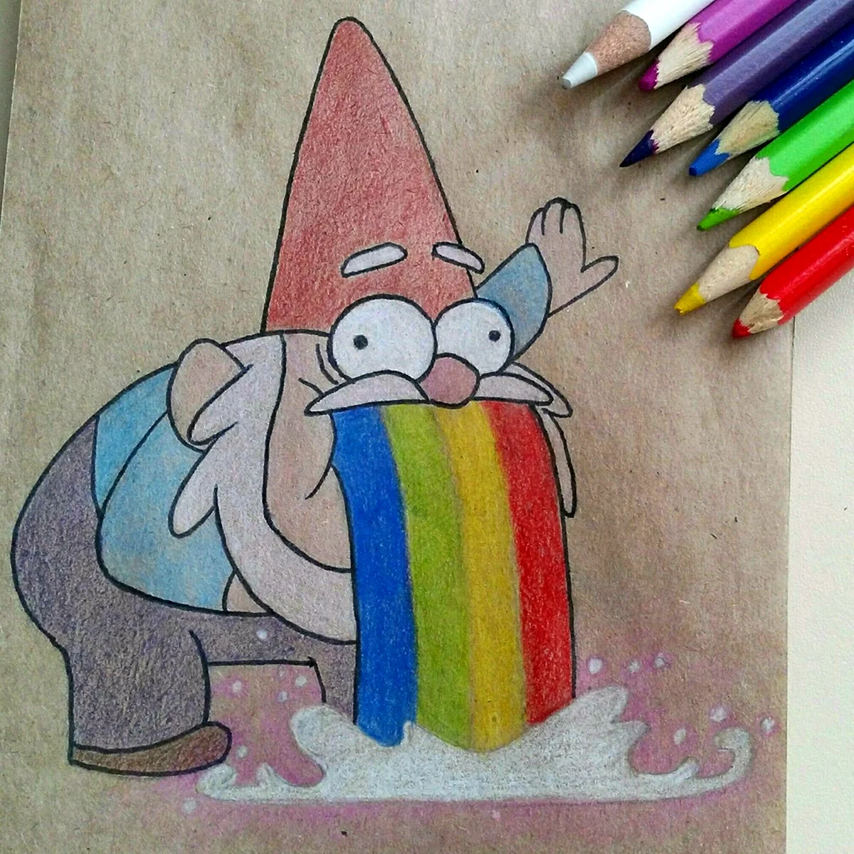 Рисунки цветные легкие