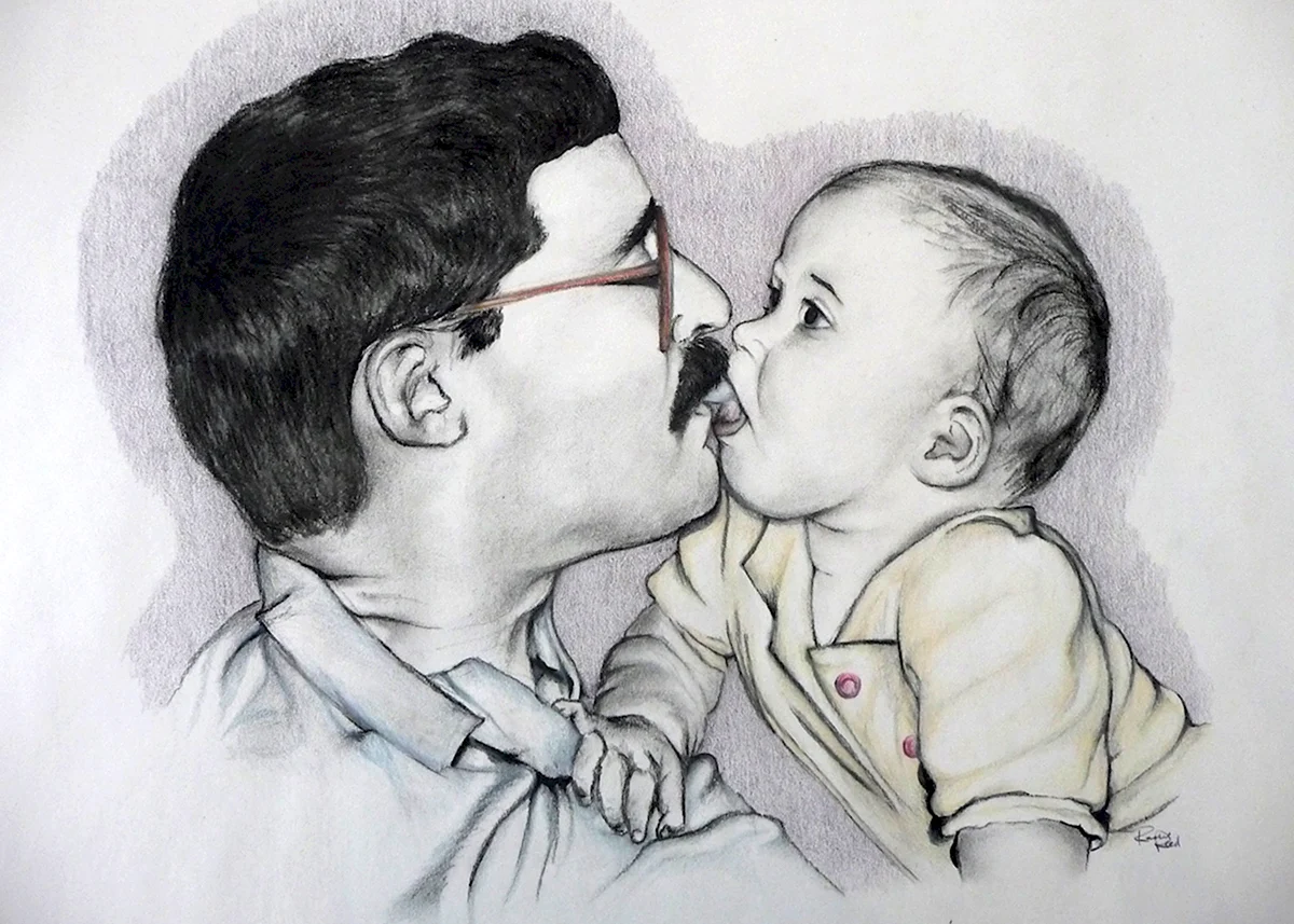 Рисунок для папы