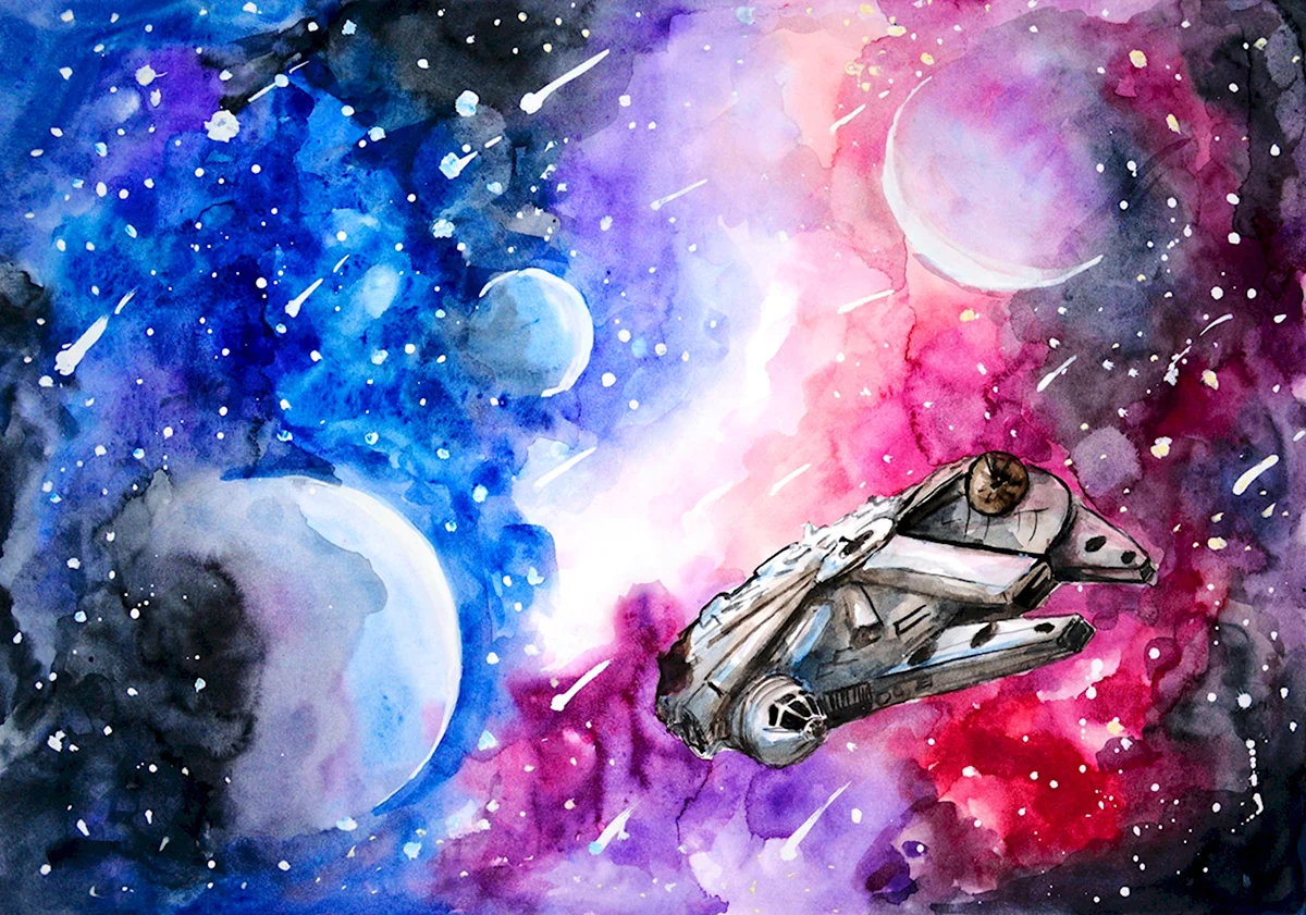 Рисунок на тему космос