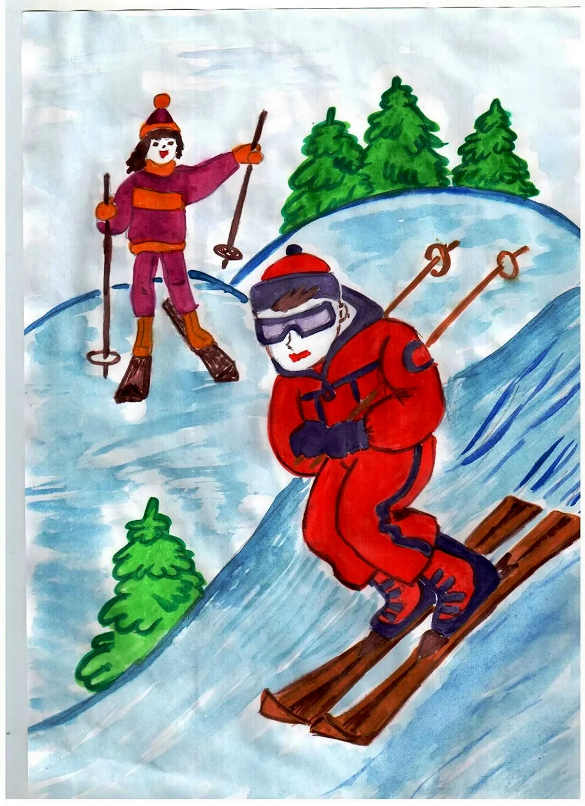 Рисунок на тему спорт
