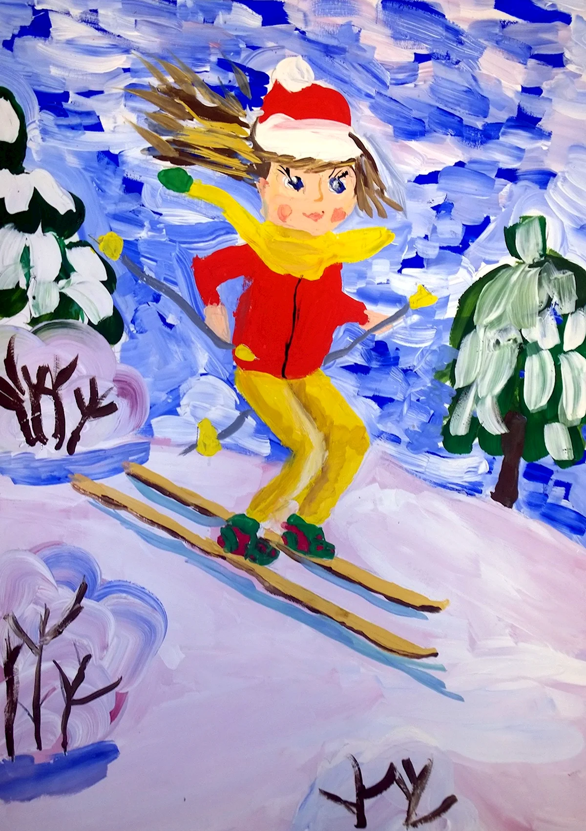 Рисунок на тему спорт