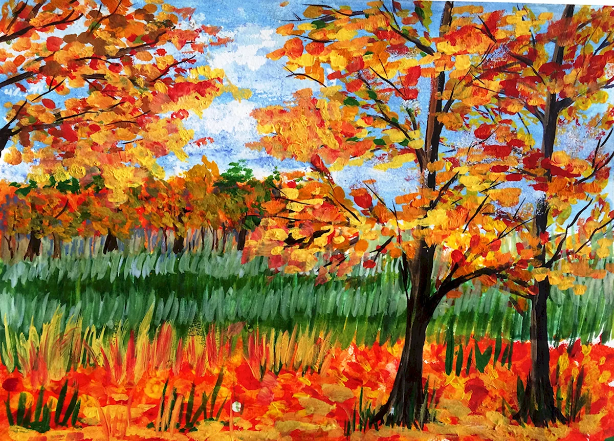 Рисунок осень